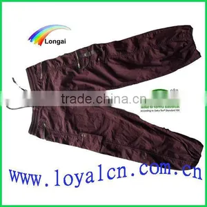 Cotton Spandex Fitted Casual Pants thumbnail-1
