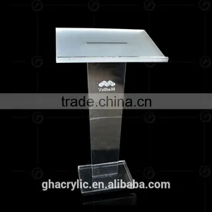 YZ-0025 Famouns Brand Show Celebration Professional Acrylic Modern Design Crystal Podium thumbnail-1