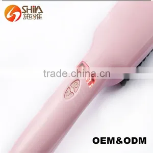 Pro Styler New Hair Curling Brush Hair Straightening Straight Ceramic Flat Iron Comb as Seen on tv Hairdressing Salon Equipment Quality Choice thumbnail-6