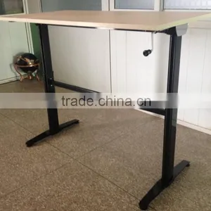 Telescopic Table Legs Manual Height Adjustable Office Desk Frame thumbnail-2