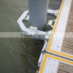 Floating Dock Used Pile Guides Device thumbnail-3