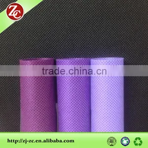 Purple Color 100% pp Good Quality Material Spunbond PP Non Woven Fabric thumbnail-2