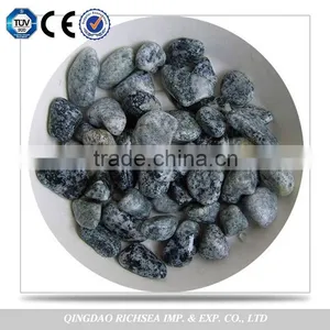 Natural Polished Granite Graden Black Cobble Pebble Stone Flooring thumbnail-1