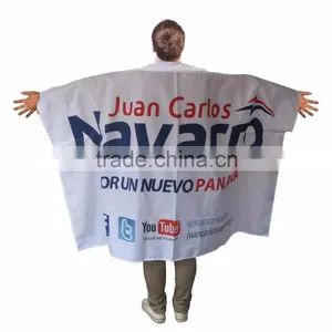 High Quality Printed Type Custom Polyester Sport Game Flag Cape thumbnail-2