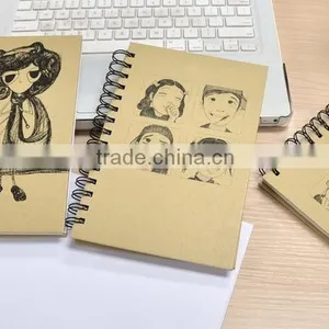 American Style Free Sample Notebook a4 Spiral Notebook With Yellow Paper thumbnail-4