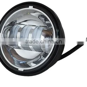 Motor Head Light 7' Round Truck LED Headlight 12v Head Light for Halo Harley 4x4 Jeep thumbnail-2