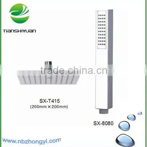 Square Abs Shower Head Set Dual Functional Shower Set Stainless Steel Shower Sets thumbnail-1
