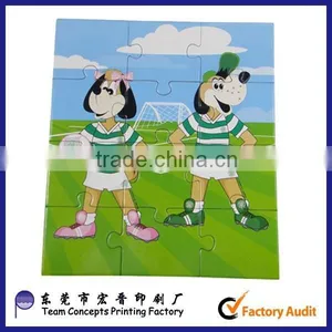 12 Pieces Handheld Jigsaw Puzzle Games for Child thumbnail-1