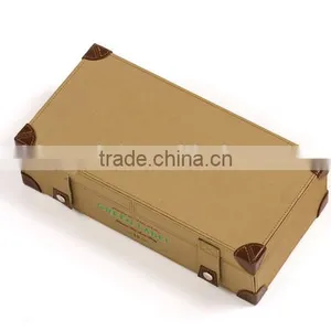 Customizied Leather VSOP Gift Box, Luxury Wine Bottle Packing Box for Gift thumbnail-1