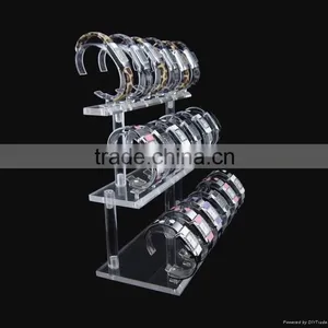 2015 Hot Design and Wonderful Acrylic Vertical Watch Display Stand for Sale thumbnail-1