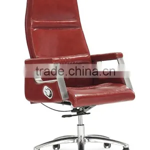 Red Leather Office Chair Parts Manufacturer GZH-CK0077 thumbnail-1