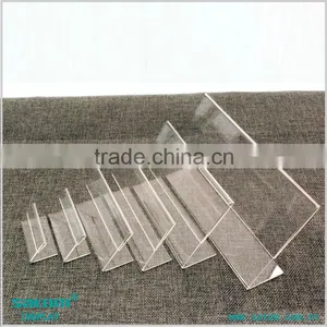 High Clear Free Standing Supermarket Shelf Plastic Label Holder thumbnail-1