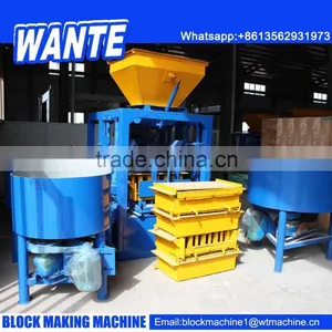 QT4-24 Small Production Line Block Machines for House Construction thumbnail-1