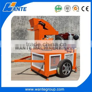 WANTE MACHINERY WT1-20 Manual Interlocking Earth Brick Moulding Machine thumbnail-1