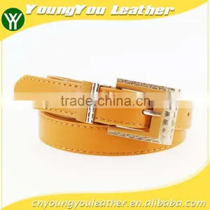 NEW Design PU Leather Dresses for Women Belt With Gold Buckle in Yiwu thumbnail-1