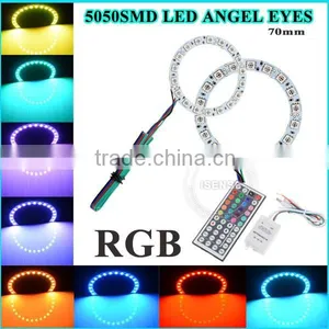 Good Quality 50mm DC12V Black PCB Full Circle Anegel Eyes for Honda City Led Lights thumbnail-6