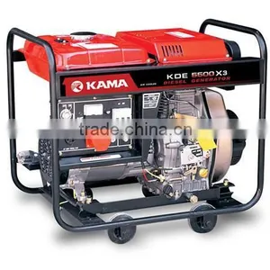 KAMA 5.25/6.25kva DC Output Three Phase Small Diesel Generator Open-frame Type for Sale thumbnail-1