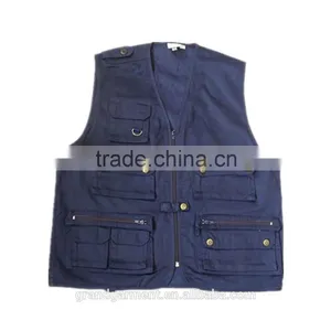 Cheap Wholesale Multi-pockets Work Vests China Supplier thumbnail-1