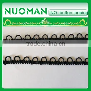 Ivory Color Elastic Button Loop for Evening Dress thumbnail-6