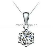 18 K -WHITEGOLD- DIAMOND NECKLACE thumbnail-1