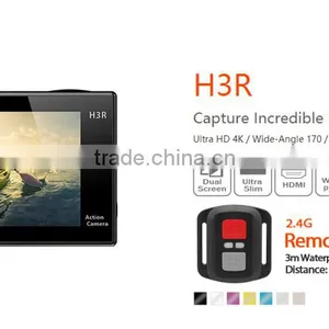2016 New Cam Dual Screen 4k Video Wifi Remote Control Eken H3R 4k Action Camera thumbnail-1