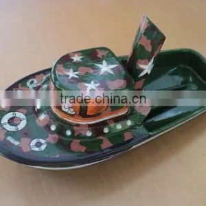MILITARY Tug Boats Big Size Hand Painted thumbnail-1