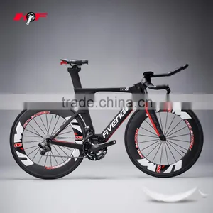 Di2 Caron Aero tt Frame, Carbon Time Trail Bike Frame Aero tt Frameset All Cable Hidden Passed SGS/EN 2015 thumbnail-2