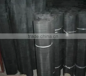 Low Carton Steel Black Wire Mesh/Cloth(factory) thumbnail-1