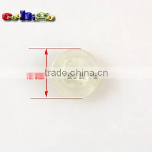 12.5mm(20L) White&Transparent Fashion Resin Buttons Sewing Craft DIY Accessories For Bag Shoe Garment #FLN010 thumbnail-1