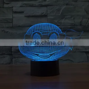 3D LED Lamp Light USB Teenage Mutant Ninja Turtles Colorful Night Light for Wedding Deco Innovative Christmas Gift Present thumbnail-3