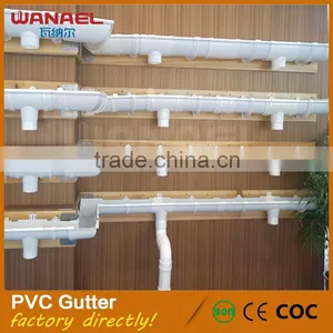 Cheap Price 25 Years Warranty PVC Rain Gutter System thumbnail-1