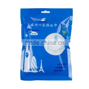Non Woven Fabric Thickening Quick-dry Disposable Bath Towel thumbnail-3