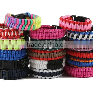 Rainbow Paracord Bracelet thumbnail-3