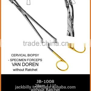 Van Dore With Ratchet, Cervical Biopsy Specimen Forceps, Biopsy Forceps, thumbnail-6
