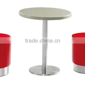 Sanlang Restaurant Furniture Bar Chair Table Stain Less Steel thumbnail-1