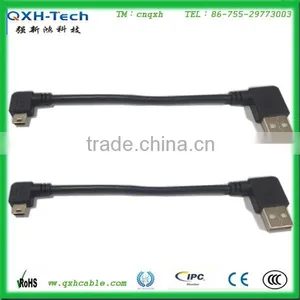 Cable Factory Right Angled USB 2.0 Type A Male To Mini USB Male Cable thumbnail-1