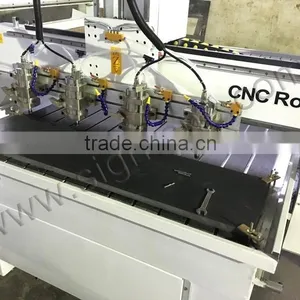 Multi Heads 4 Axis Cnc Router Machine Price thumbnail-3