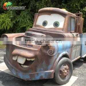 Fiberglass Decorative Vintage Handmade Car Model thumbnail-1