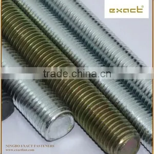 Zinc White Zinc Blue Yellow Zinc Hot Dip Galvanized Threaded Bar thumbnail-4