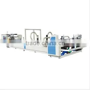 Carton Folding and Gluing Machine With Counter and Stacker Section thumbnail-1