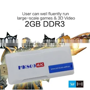 MK809 4K Quad Core RK3288 4K TV Stick , ,Cortex A17 Mali-T764 H.265 Mini PC Android4.4 4K*2K 2G/8G Rk3288 4k Android TV Stick thumbnail-2