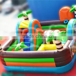Customized Inflatable Jungle Animal Park, Inflatable Fun City thumbnail-2