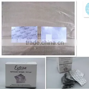 Nail Art Aluminum Foil Wrap With Cotton Pad for off UV Gel Polish Remover thumbnail-1