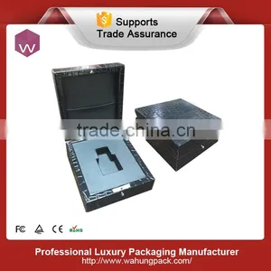 Luxury High Black Lacquer Wooden Perfume Bottle Box thumbnail-2