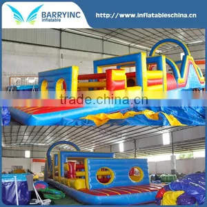 Barry Inflatable Outdoor Assault Course , Inflatable Adult Inflatable Obstacle Course thumbnail-1