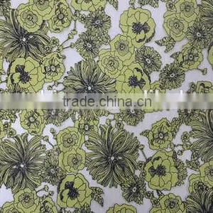High Quality YH054# Lace Fabrics High Quality / Lace Textile Fabrics / Lace Fabric With Lower Price thumbnail-1