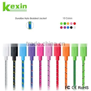 Best Price USB Charging Cable ,Colorful Micro Braided USB Cable for Android Samsung thumbnail-5