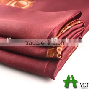 Shaoxing Textile Polyester 50D Floral Printed Satin Fabric/ Satin Nightgown Fabric thumbnail-4