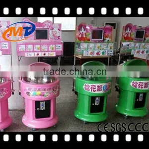High Quality Coin Opertaed Cotton Candy Maker Machine / Candy Maker Machine / Cotton Candy Floss Maker for Sale thumbnail-6