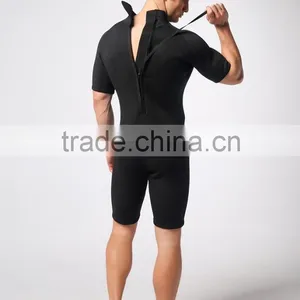 Comfortable and Elastic Black Lycra Short Nylon Wetsuit Waterproof Windproof Bikini Shirt thumbnail-1